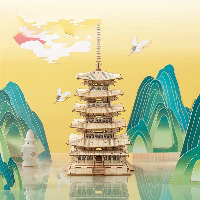 Puzzle 3D, Pagoda, 275 piese [3]
