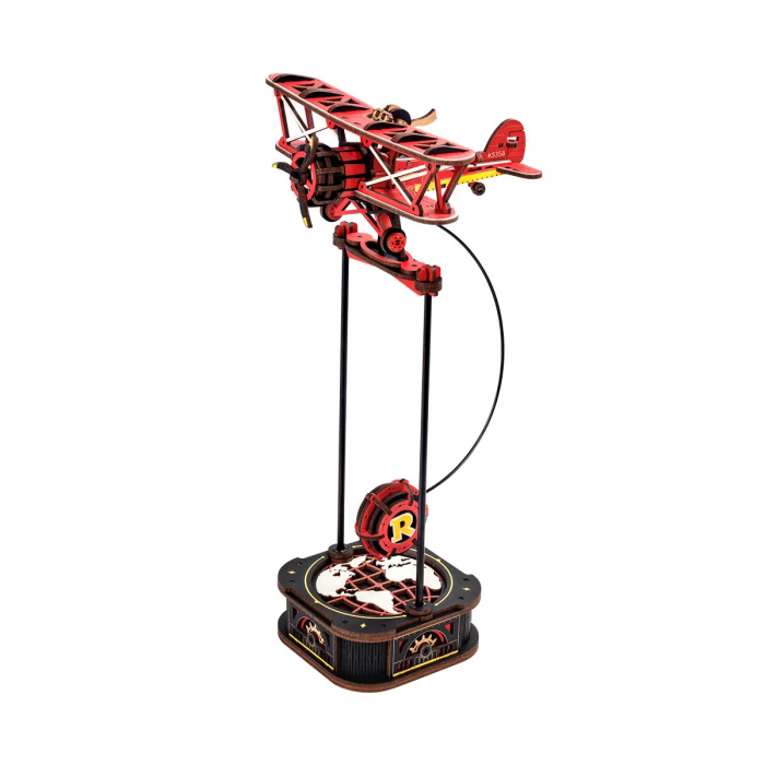 Puzzle 3D, pendul mecanic, Capitanul cerului, 163 piese [1]
