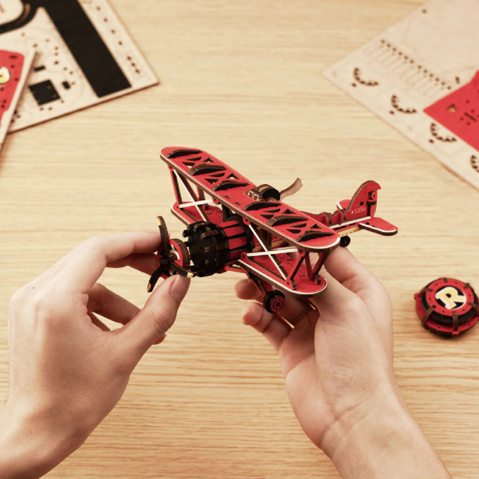 Puzzle 3D, pendul mecanic, Capitanul cerului, 163 piese [5]