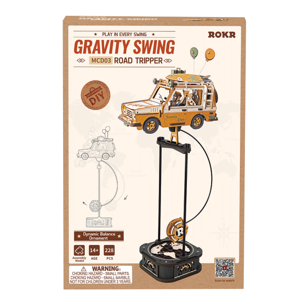 Puzzle 3D, pendul mecanic, Excursie la sosea, 228 piese [4]