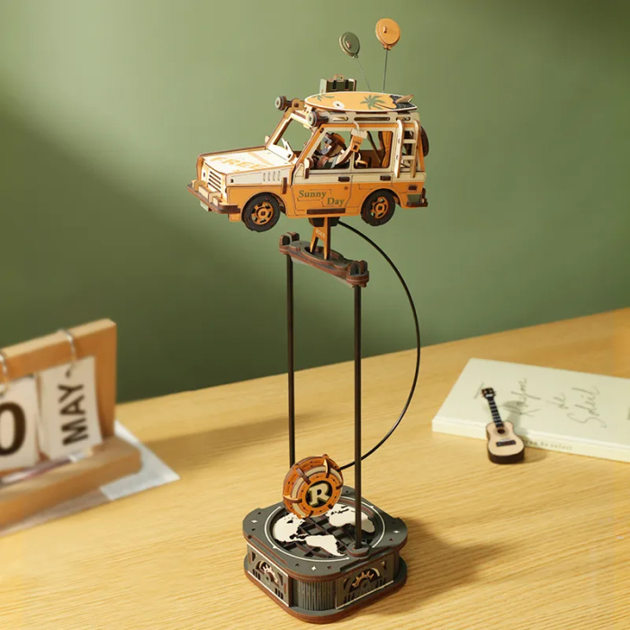 Puzzle 3D, pendul mecanic, Excursie la sosea, 228 piese [3]