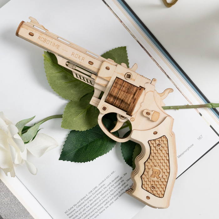 Puzzle 3D, Pistol Corsac M60, Lemn [6]
