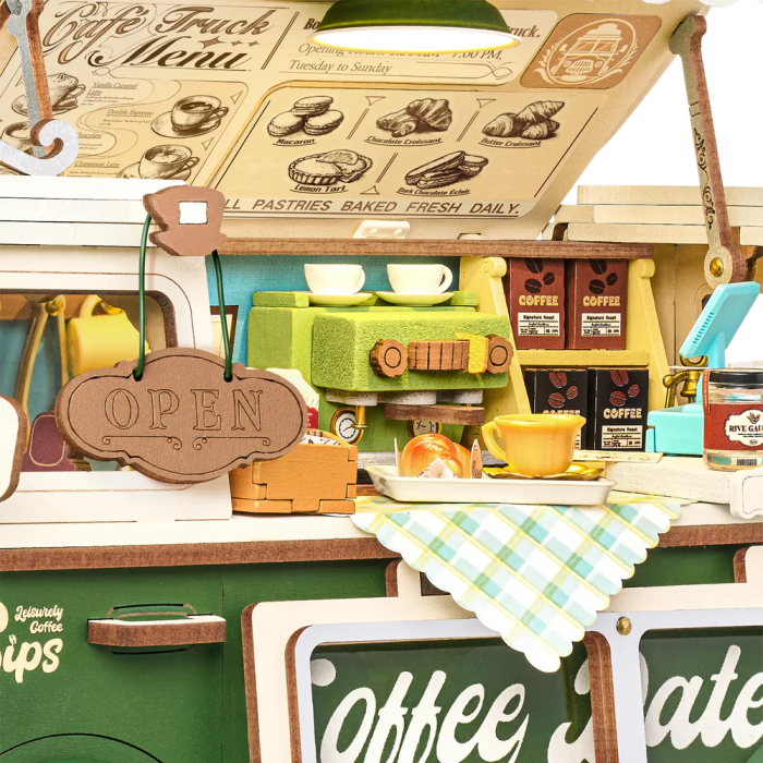 Puzzle 3D, Rulota de cafea a lui Leo, 189 piese [6]