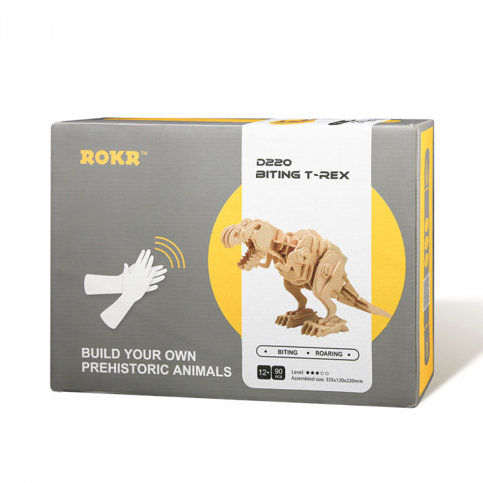 Puzzle 3D T-Rex mobil [4]