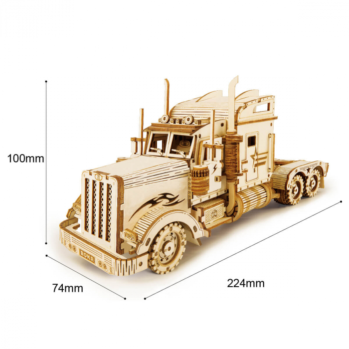 Puzzle 3D Tir, Lemn, 286 piese [4]