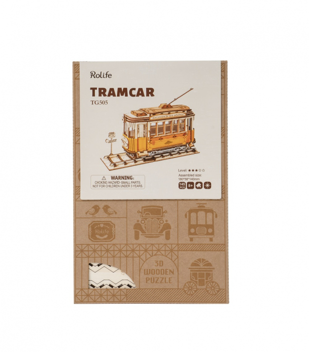  Puzzle 3D, Tramvai, 145 piese [6]