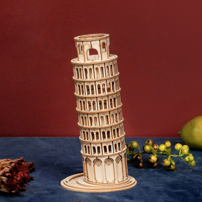 Puzzle 3D Turnul din Pisa, Lemn, 137 piese [4]