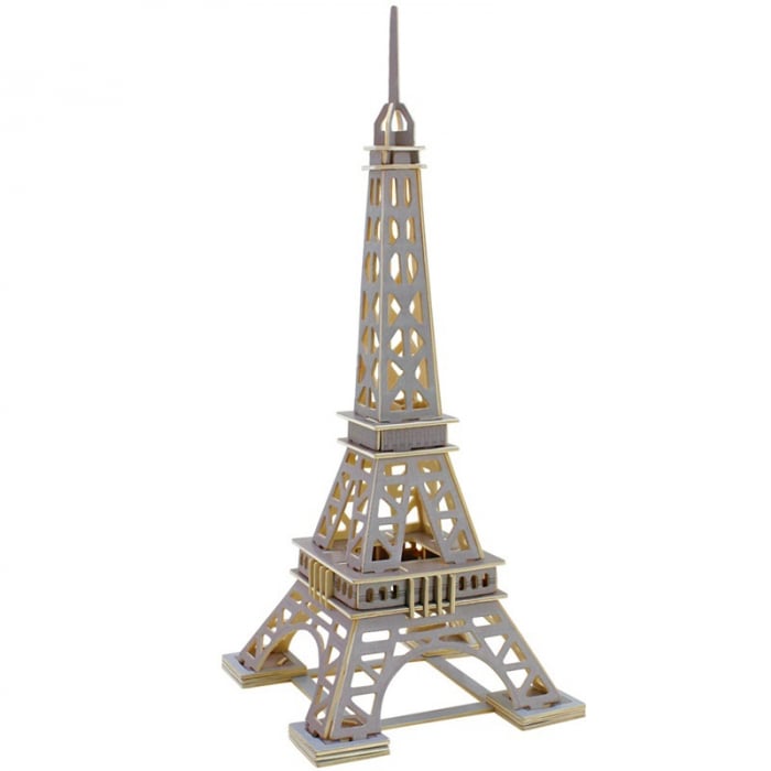 Puzzle 3D Turnul Eiffel, Lemn, 63 piese [1]