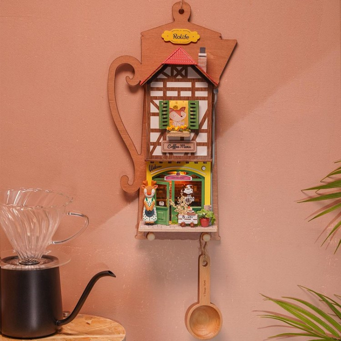 Book Nook, Casuta DIY, Cafenea, 41 piese [4]