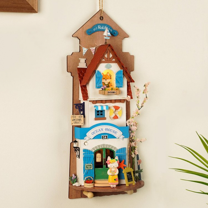 Puzzle tablou 3D, Vila de pe insula viselor, 122 piese [3]