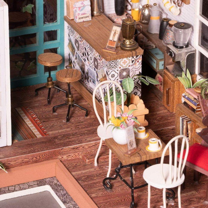 Puzzle 3D, Casuta DIY, Cafeneaua lui Simon [4]