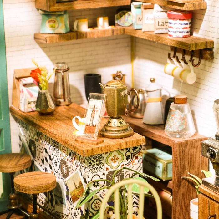 Puzzle 3D, Casuta DIY, Cafeneaua lui Simon [5]