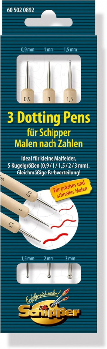 Set 3 instrumente duble pictura spatii inguste sau dotting [3]