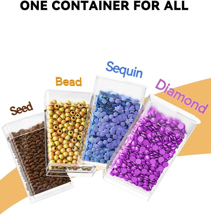Set 70 cutiute depozitate pentru goblenurile cu diamante in casete modulare [5]