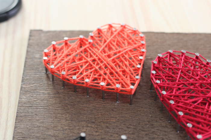 Set String Art, Iubire, 4 culori, 19x29 cm [4]