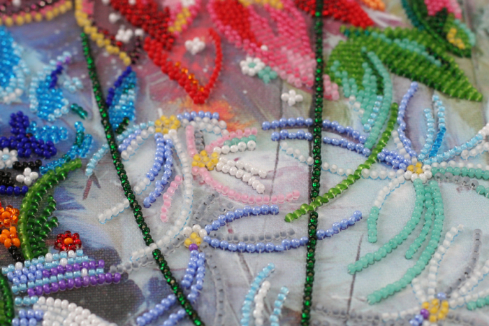 Set broderie cu margele cusute, Culori aprinse [4]