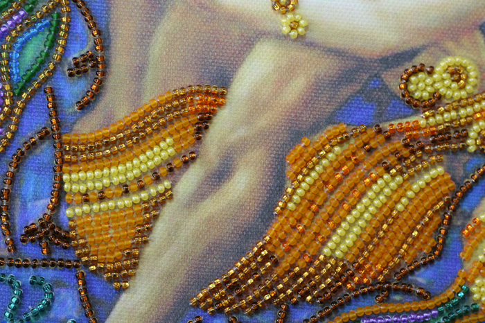 Set broderie cu margele cusute, Rauri de iubire, 34x26 cm [3]