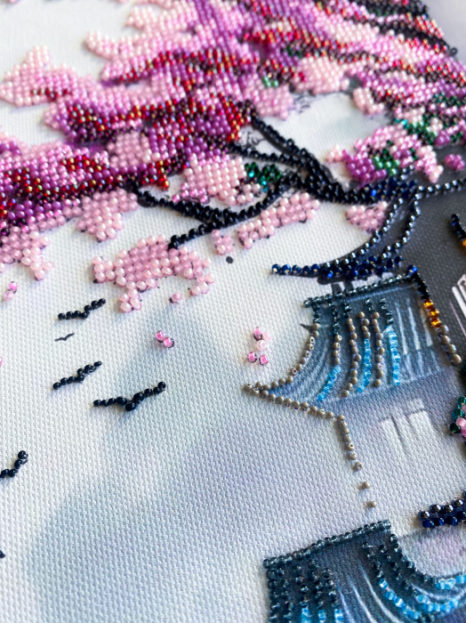 Set broderie cu margele cusute, Visul unei calatorii in orient, 30x44 cm [5]