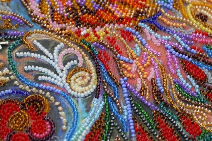 Set broderie cu margele cusute, Talismane de fericire, 28x43 cm [5]