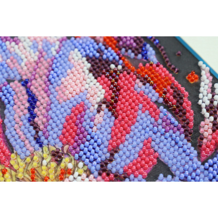 Set broderie cu margele cusute, Timpul infloririi, 20x20 cm [5]