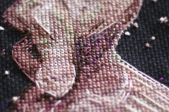 Set broderie in cruciulita, Dorinta in stele, 20x38 cm [3]