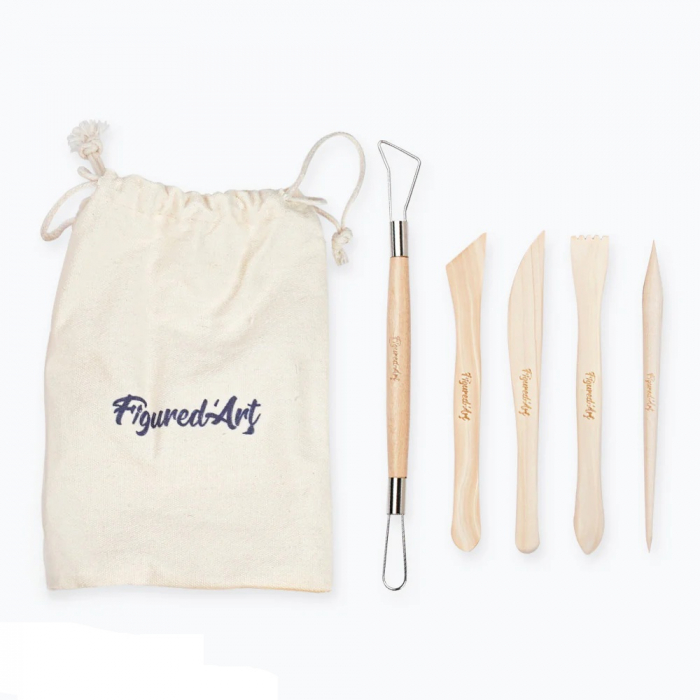 Set complet de olarit, argila cu auto -intarire [4]