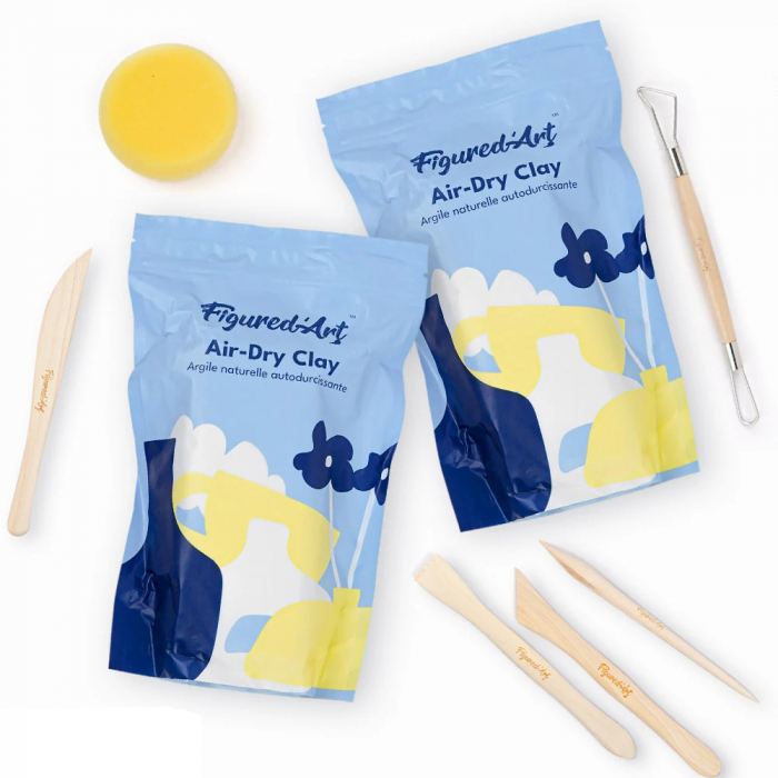 Set complet de olarit, argila cu auto -intarire [3]