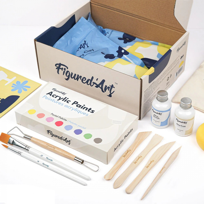 Set complet de olarit, argila cu auto -intarire [2]