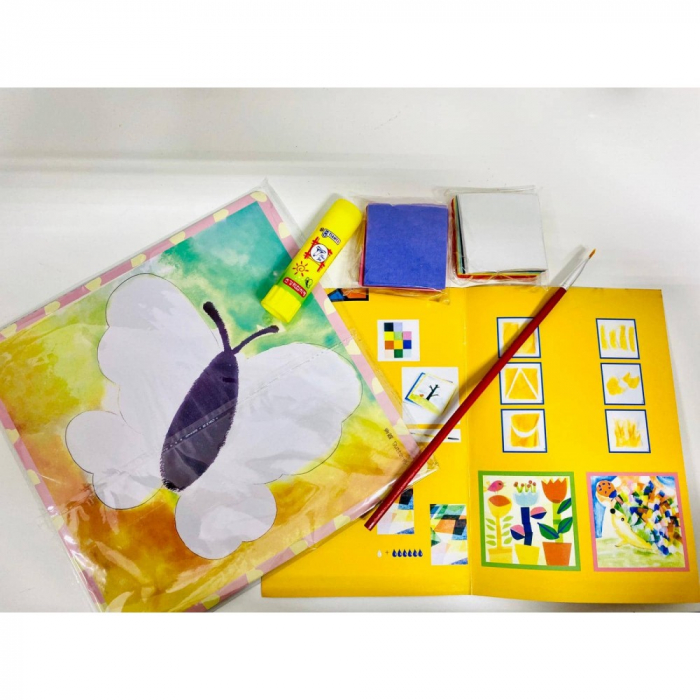 Set creatie din hartie creoponata, 5 planse [3]