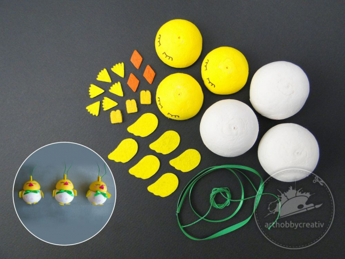 Set creatie jucarii, 3 Puisori [3]