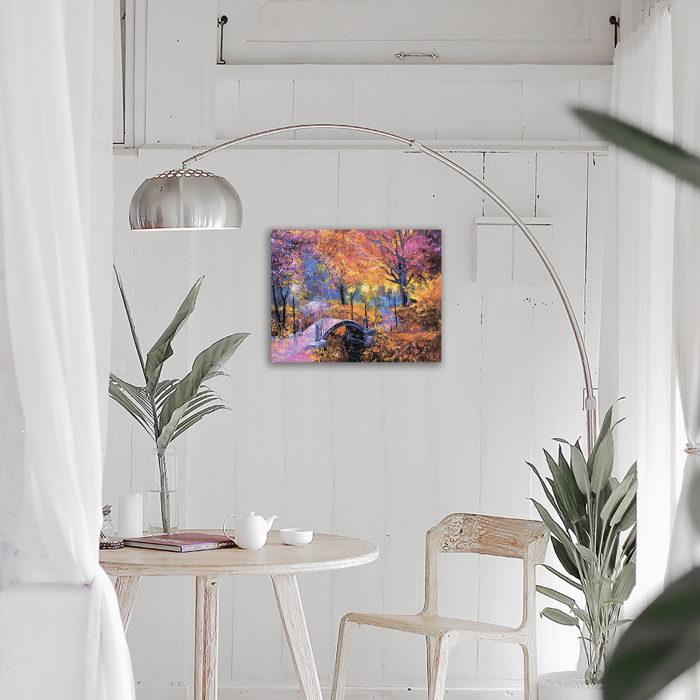 Goblen cu Diamante, cu sasiu, Culorile toamnei, 40x50 cm [2]