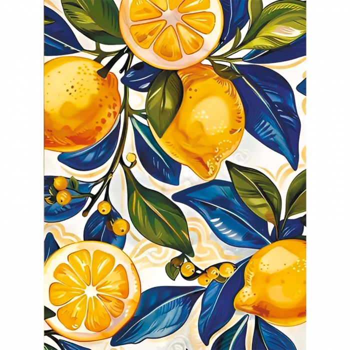 Set goblen cu diamante, cu sasiu, Felie de vara, 30x40 cm [1]