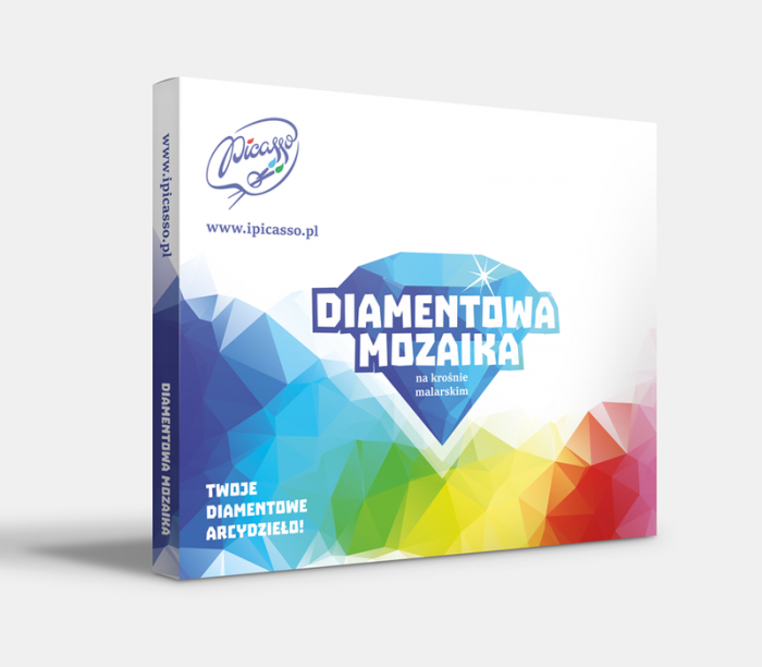 Set goblen cu diamante, cu sasiu, Vara la munte, 40x50 cm [2]