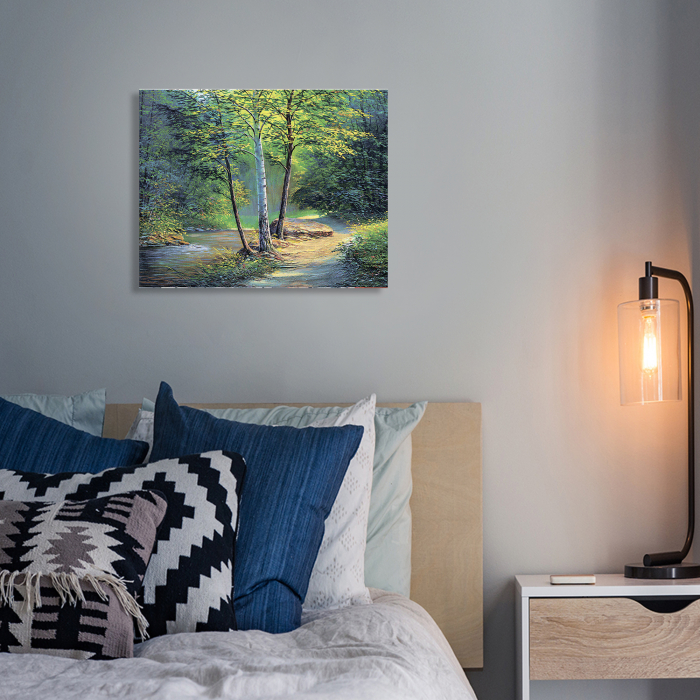 Set goblen cu diamante, cu sasiu, Mesteceni, [4]