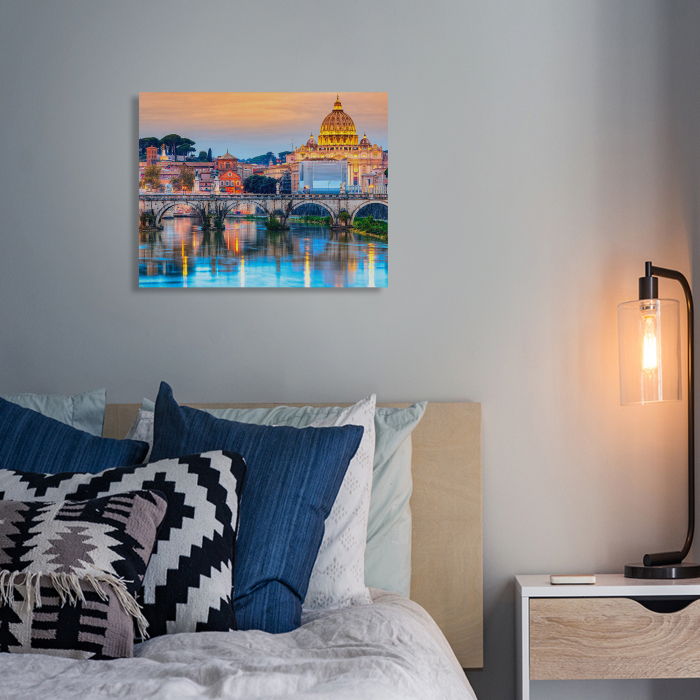 Set goblen cu diamante, cu sasiu, Podul Sant'Angelo [5]