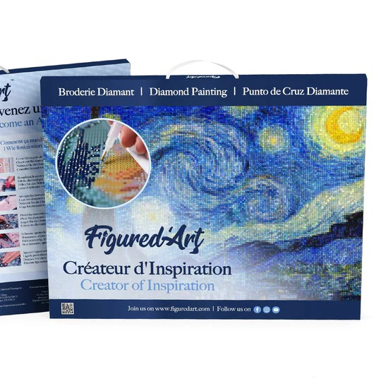 Set goblen cu diamante, cu sasiu, Gheisa, lanterne si muntele Fuji, 40x50 cm [9]