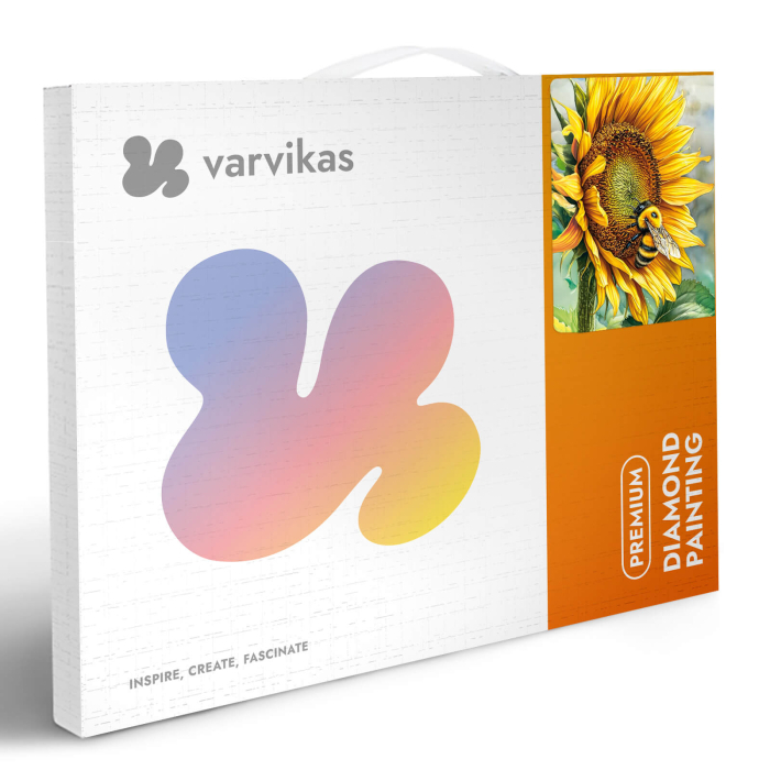 Set goblen cu diamante, cu sasiu, Dupa amiaza de miere, 40x50 cm [6]