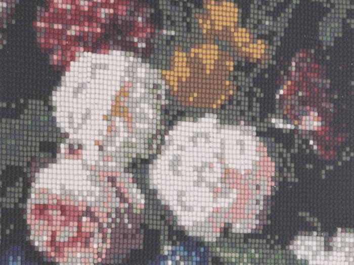 Set goblen cu diamante, fara sasiu, Flori - Jan Davidszoon de Heem, 40x50 cm [2]