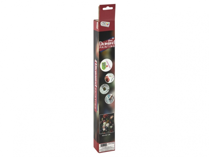 Set goblen cu diamante, fara sasiu, Flori - Jan Davidszoon de Heem, 40x50 cm [6]