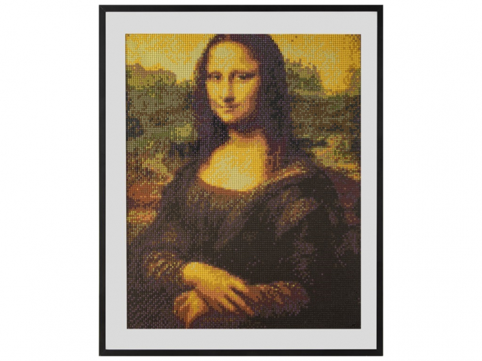 Set goblen cu diamante, fara sasiu, Mona Lisa - da Vinci, 40x50 cm [4]