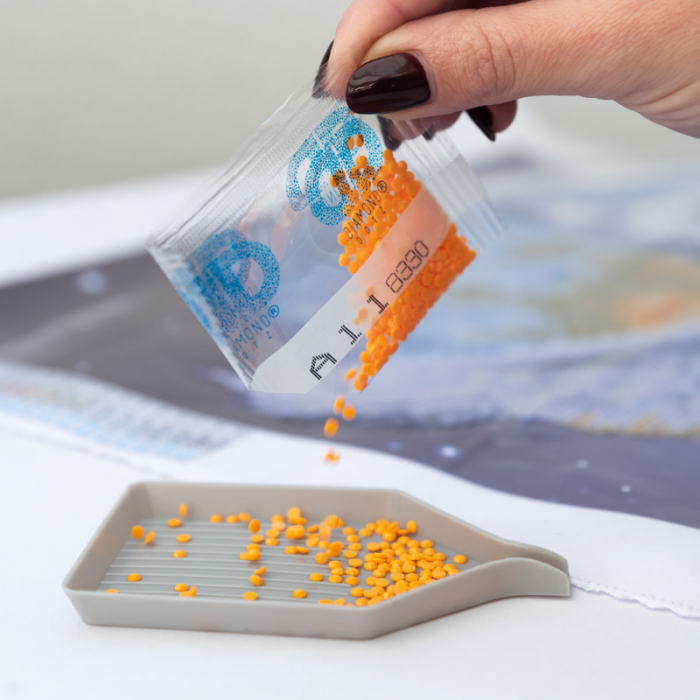 Se goblen cu diamante fara sasiu, Vaza Albastra [6]