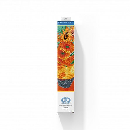 Goblen cu diamante,  Vaza cu flori - Van Gogh 71x56 cm  I Goblenuri cu diamante I dego.ro [3]
