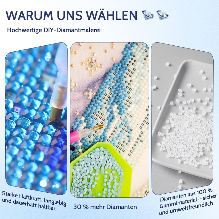 Set goblen cu diamante, fara sasiu, Fluture negru, 30x40 cm [7]