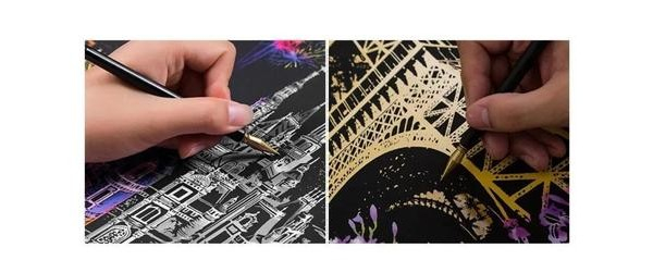 Set gravura folie multicolora, Opera din Sydney, A3 [3]