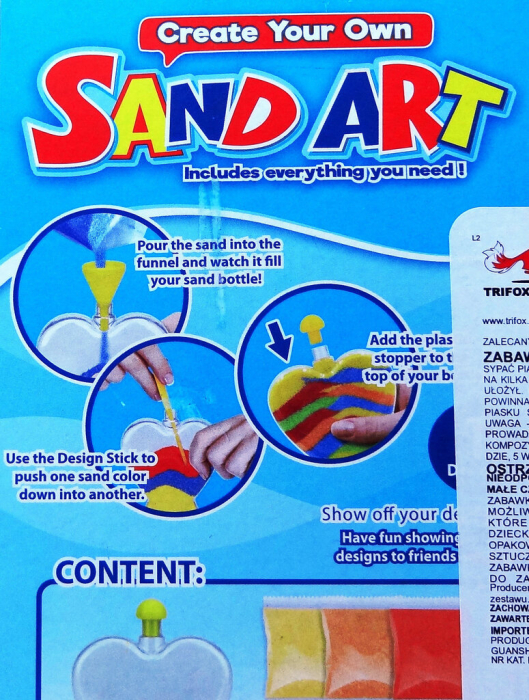 Set jucarii creative, nisip colorat, Inima [4]