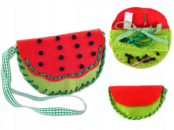 Set jucarii creative, geanta din fetru, Pepene [2]