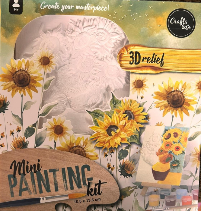 Set pictura 3D, Floarea soarelui, 10,5x 13,5 [3]