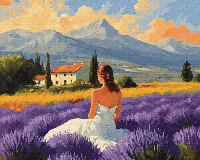 Set pictura pe numere, cu sasiu, Dincolo de universul gandirii, 40x50 cm [1]