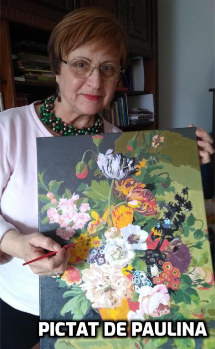 Pictura pe numere, cu sasiu, Buchet de Vara, 40x50 cm [2]