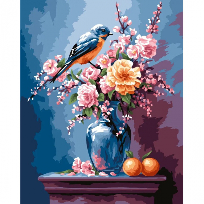 Set pictura pe numere, cu sasiu, Natura statica, 40x50 cm [1]